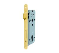 YALE Y52X1060 Y52X Mortise Lock Wooden Doors with Round Edge Front, 60mm Entrance, 85mm Wheel Drive, Polished Brass