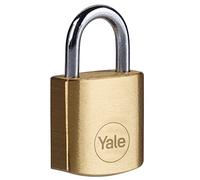 Yale Locks Brass Padlock 20Mm Y110B/20/111/1
