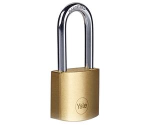 Yale Y110B/20/122/1 Serie Y110B Safety Padlock, Brass Finish, 20mm
