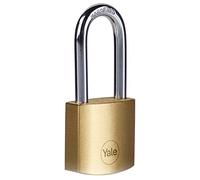 Yale Y110B/25/125/1 Serie Y110B Safety Padlock, Brass Finish, 25mm