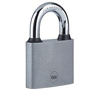 Yale - Y111S/38/121/1 Iron Padlock 38mm - Silver - Hardened Steel Shackle - Indoor use