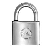Yale Y1140040080 Padlock - 40 mm-Brass-Stainless Steel Shackle
