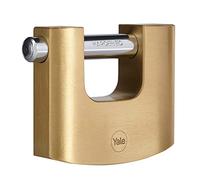 Yale Y114B/80/118/1 Serie Y114B Padlock, Brass Shutter, 80mm