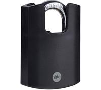 Yale - Y121B/50/132/1 High Security 50mm Brass Padlock - Closed Boron Shackle -
