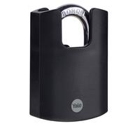 Yale - Y121B/50/132/1 High Security 50mm Brass Padlock - Closed Boron Shackle - 3 Keys