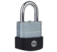 Yale - Y127B/55/129/1 Maximum Security 55mm Protector Laminated Padlock - Open Boron Shackle - 3 Keys