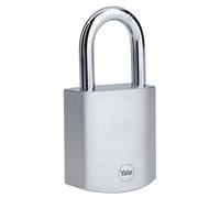Yale - Y128B/50/132/1/B Brass Euro Cylinder Padlock - Boron Shackle - Weatherproof