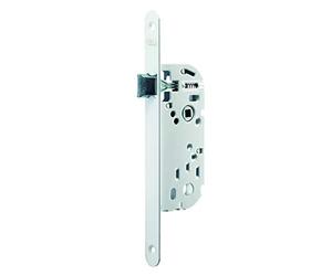 Yale Y12R-A40/B/SC Recessed Lock Without Key Axle 40 mm Chest 135 mm Reversible Bolt, Round End Headrest - Interior Door for Communication, Kitchen, Living Room - White, Strike Included, Axe 40mm
