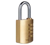 Yale Locks Brass Combination Padlock 40mm