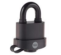 Yale - Y220B/51/118/1 High Security 51mm Weatherproof Padlock - Open Hardened Steel Shackle - 3 Keys