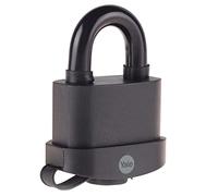 Yale - Y220B/71/130/1 High Security 71mm Weatherproof Padlock - Open Hardened Steel Shackle - 3 Keys