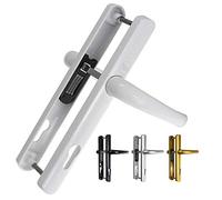 Yale Y2G-SSLL-WH Superior Door Handle, Standard Security, 92mm centre, 215mm fixing holes distance, for PVCu doors, White Finish, works with cylinders and mortice sashlocks, Polybagged