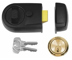YALE Y3 Non-Deadlocking Nightlatch + Rim Cylinder with 2 Keys