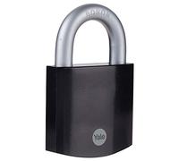 Yale - Y300B/63/127/1 Maximum Security 62mm Hardened Steel Padlock - Black - Open Boron Shackle - 3 Keys