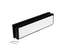 Yale Yaleseal 10" Letterplate - 20-40mm, White/black