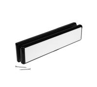 Yale Yaleseal 12" Letterplate - 20-40mm, White/black