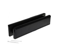 Yale Yaleseal 12" Letterplate - 40-80mm, Black/black