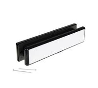 Yale Yaleseal 12" Letterplate - 40-80mm, White/black