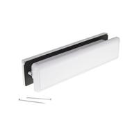 Yale Yaleseal 12" Letterplate - 40-80mm, White/white
