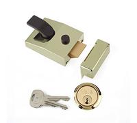 Yale 60mm Deadlocking Nightlatch Polished Brass - B-89-BLX-PB-60