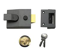 Yale B-89-DMG-SC-60 Deadlocking Nightlatch 60mm Chrome Cylinder Grey Case