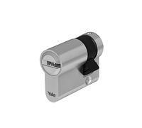 Yale YC202KD351005N1 YC202 Cylinder for Lock, 35 mm-10 mm-Nickel Plated, Mezzo cilindro