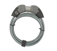 Yale YCC1/10/185/1 - Standard Combination Cable Bike Lock 1800mm - Steel Ball Click Gear System - Lightweight