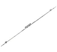 Yale YDM-PRO-PVCU-35 Doormaster Professional Multi-Point Door Lock Replacement, 35 mm Backset, 16 mm Faceplate, Steel Finish, Suitable for PVCu Doors, Grey