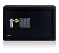Yale YEC/200/DB1 Small Alarmed Value Safe, 130 db built in Alarm, Steel Construction, Steel Locking Bolts, Emergency Overide Key, Wall and Floor