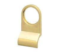 Yale Essentials High Quality Victorian Cylinder Door Pull, Great for External Doors, Rim Cylinder Latch Pull Makes for Easy Door Closing. (Brass)