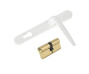 Yale YES-DHCPK Essentials Door Handle and Cylinder Pack, White