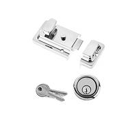 Yale YES-NL-CH Essentials Nightlatch, 60mm backset, Chrome Finish