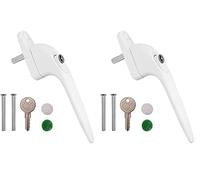 Yale YES-WHMS-WH Essentials Multi Spindle UPVC Window Handle - White (Pack of 2)