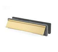 Yale Letterplate/Letterbox YLP44-06/32-CP Polished Gold 300 mm Fits 38-78 mm Doors