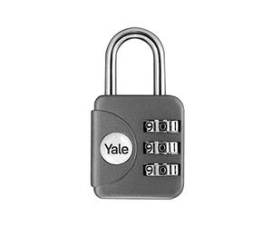 Yale - YP1/28/121/1G Standard Security Luggage Combination Padlock - Grey