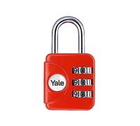Yale - YP1/28/121/1R Standard Security Luggage Combination Padlock - Red