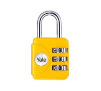 Yale - YP1/28/121/1Y Standard Security Luggage Combination Padlock - Yellow