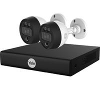 YALE YSV-2CSMD-4CK Smart Motion DVR CCTV Camera Kit - 2 Cameras, Black,White