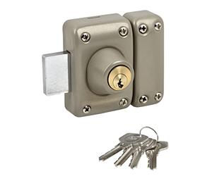 Yale YV25DE-45/SC Door Lock, Golden Brown, 45mm Ø23mm