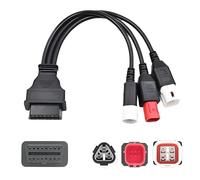 Yalgdlen motorrad 3 4 6 Pin,3pin 6pin 4pin obd motor Motorrad cable 3 in 1 Plug Adaptor Cable Fit for Yamaha honda Motorcycle