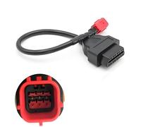 Yalgdlen OBD 6pin Motorrad Motorbike Euro5 Euro6 OBD Adapter OBD2 Connector Cable for Yamaha Guzzi Kawasaki Suzuki Motorcycle