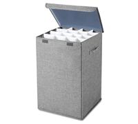 Yalikop Roll File Storage Organizer Poster Blueprint Folder Linen Storing Poster Anchor Charts 16 Slots 15.7 x 15.7 x 24 Inch for Architectural Map Home Office School Gift Wrap Items