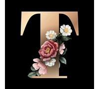 YALKIN Alphabet DIY 5D Diamond Painting Kits for Adults, 5D Custom Diamond Art Full Round Drill DIY Gem Pictures Arts for Home Wall Decor Christmas 11.8x11.8in