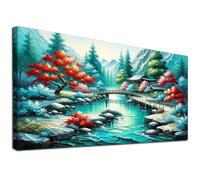 YALKIN DIY Diamond Painting Kits for Adults, Large Diamond Art with Round Drills Full Drill Gem Big Painting Set for Home Wall and Gifts 16 x 28 inch (40x70CM)