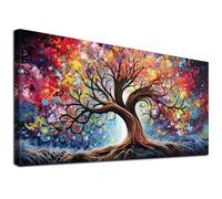 YALKIN DIY Diamond Painting Kits for Adults, Large Diamond Art with Round Drills Full Drill Gem Big Painting Set for Home Wall and Gifts 16 x 28 inch (40x70CM)