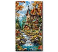 YALKIN DIY Diamond Painting Kits for Adults, Large Diamond Art with Round Drills Full Drill Gem Big Painting Set for Home Wall and Gifts 16 x 28 inch (40x70CM)