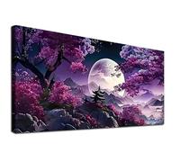 YALKIN Paint by Numbers Kits for Adults, Landscape Painting by Number Kits On Canvas,Without Frame DIY Color Oil Painting Acrylic Paints,Home Wall Decor 16x27in/40x70cm
