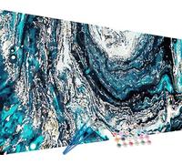 YALKIN Paint by Numbers Kits for Adults, Landscape Painting by Number Kits On Canvas,Without Frame DIY Color Oil Painting Acrylic Paints,Home Wall Decor 16x35in/40x90cm