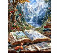 YALKIN Paint by Numbers Kits for Adults, Painting by Number Kits On Canvas,Without Frame DIY Color Oil Painting Acrylic Paints,Home Wall Decor 16x20in/40x50cm