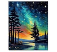 YALKIN Paint by Numbers Kits for Adults, Painting by Number Kits On Canvas,Without Frame DIY Color Oil Painting Acrylic Paints,Home Wall Decor 16x20in/40x50cm